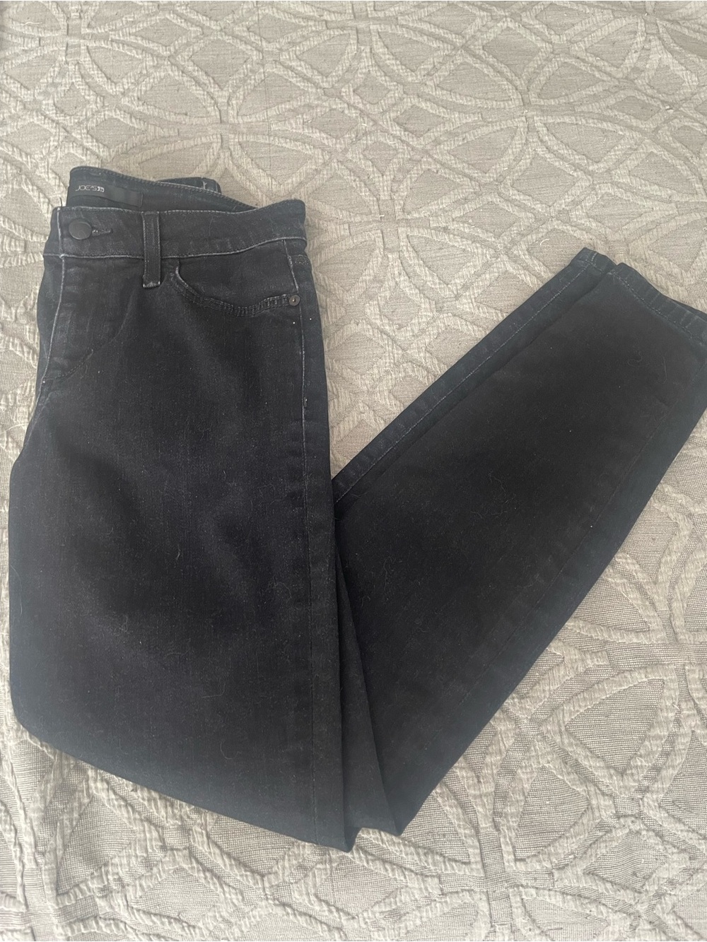Joe' Jeans Black Women’s High-Rise Straight Jeans